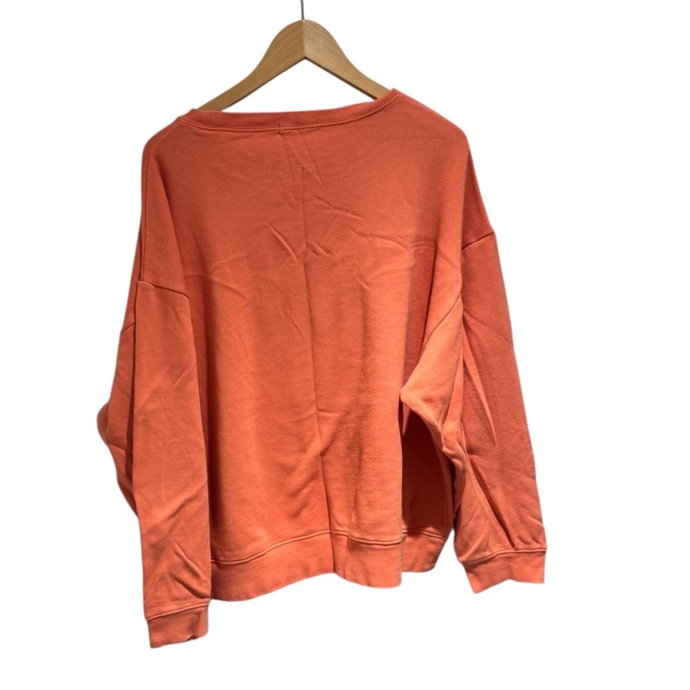 SOUTH PARADE orange ‘on holiday” graphic print sweatshirt - size M - Picture 3 of 3